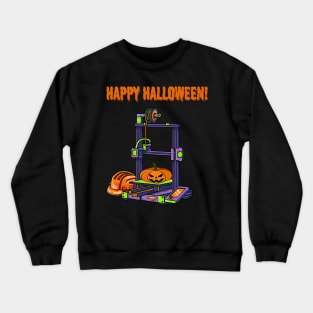 3D Printer #4 Halloween Edition Crewneck Sweatshirt